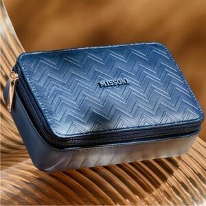 Missoni X Delta One First Class Amenity Travel Cosmetic Dopp Kit Bag Case
